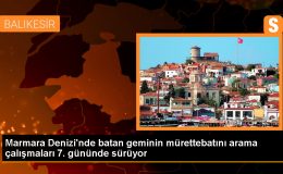 Marmara Denizi’nde Batan Gemi İçin Arama Kurtarma Çalışmaları Devam Ediyor
